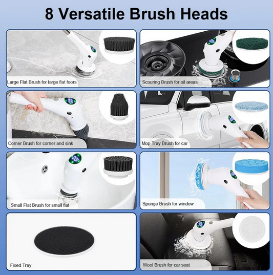 8 in 1 Electric Cleaning Brush