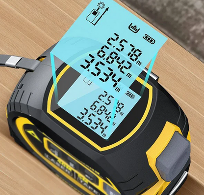 Laser Tape Measure 3 in 1