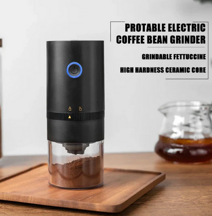 Portable electric coffee grinder