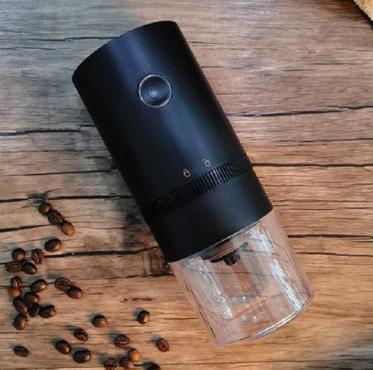 Portable electric coffee grinder