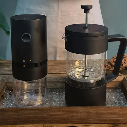 Portable electric coffee grinder