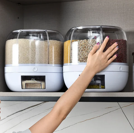 360 food rotating storage