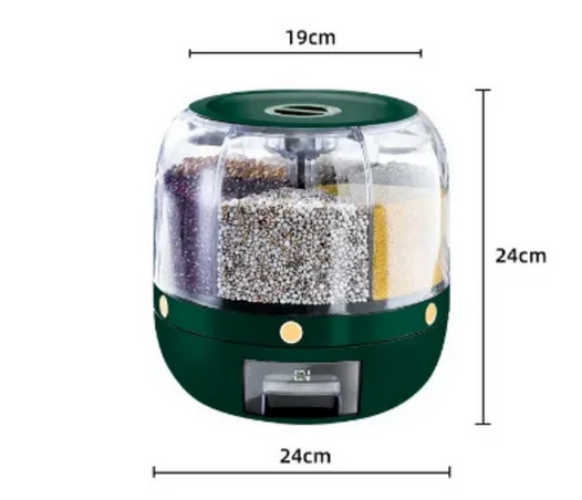 360 food rotating storage